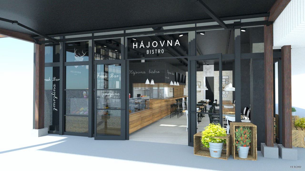 FESCHU restaurace kavarna Hajovna vstup FESCHU restaurace kavarna Hajovna vstup