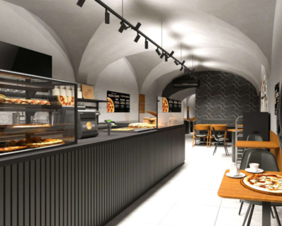 FESCHU pro Pizza Salvi - Svitavy - 3D vizualizace interiéru